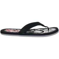 reebok sport splashtopia jclip mens flip flops sandals shoes in black