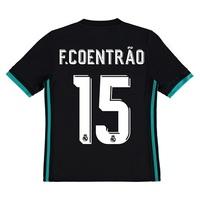 real madrid away shirt 2017 18 kids with f coentro 15 printing black