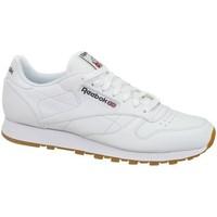 Reebok Sport CL Lthr men\'s Shoes (Trainers) in White