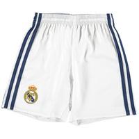 Real Madrid Home Shorts 2016-17 - Kids, White