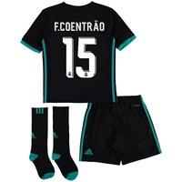 Real Madrid Away Mini Kit 2017-18 with F. Coentrão 15 printing, N/A