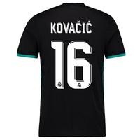 real madrid away shirt 2017 18 with kovacic 16 printing black