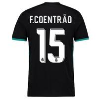 Real Madrid Away Shirt 2017-18 with F. Coentrão 15 printing, Black