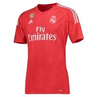 Real Madrid Away Goalkeeper Shirt 2017-18, Red