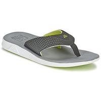 reef reef rover mens flip flops sandals shoes in grey