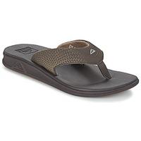 reef reef rover mens flip flops sandals shoes in brown