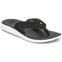 reef reef rover mens flip flops sandals shoes in black