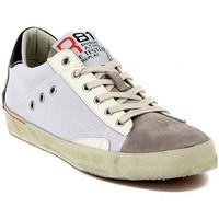 replay punch white mens shoes trainers in multicolour