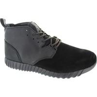 replay stamford mens shoes high top trainers in black