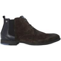 replay scarpa black mens mid boots in multicolour