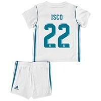 Real Madrid Home Baby Kit 2017-18 with Isco 22 printing, White