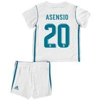 Real Madrid Home Baby Kit 2017-18 with Asensio 20 printing, White