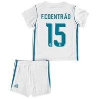 real madrid home baby kit 2017 18 with f coentro 15 printing white