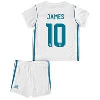 Real Madrid Home Baby Kit 2017-18 with James 10 printing, White