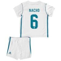 Real Madrid Home Baby Kit 2017-18 with Nacho 6 printing, White