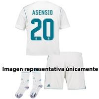 Real Madrid Home Mini Kit 2017-18 with Asensio 20 printing, White