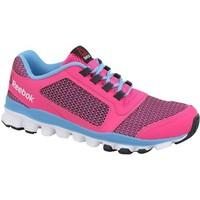reebok sport hexaffect storm womens shoes trainers in pink