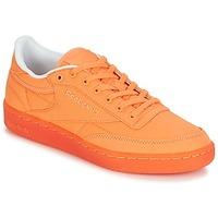 Reebok Classic CLUB C 85 CANVAS women\'s Shoes (Trainers) in orange