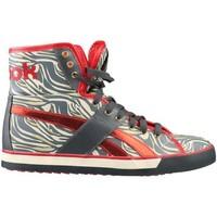 reebok sport td2010 womens shoes high top trainers in multicolour