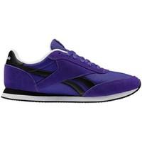 reebok sport royal cl jog team womens shoes trainers in black