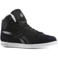 reebok sport fabulista mid ii al womens shoes high top trainers in bla ...