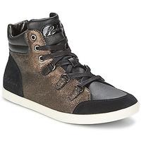 redskins cadix womens shoes high top trainers in black