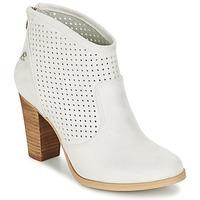 refresh oudino womens low ankle boots in white