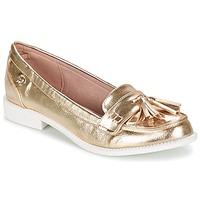 refresh loudi womens loafers casual shoes in gold