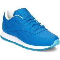 Reebok Sport Classic Leather Face women\'s Shoes (Trainers) in Blue
