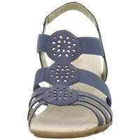 remonte dorndorf riemchen womens sandals in blue