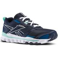 reebok sport hexaffect run womens shoes trainers in blue