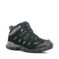 regatta mens garsdale mid waterproof walking shoe black