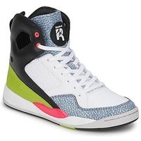 reebok classic akeys court womens shoes high top trainers in multicolo ...