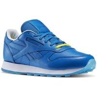 Reebok Sport X FACE Stockholm Classic Leather women\'s Shoes (Trainers) in blue