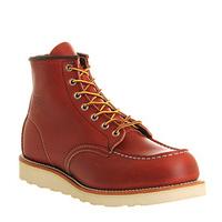 redwing work wedge boots red leather