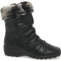 remonte dorndorf birch womens fur trimmed ankle boots womens high boot ...