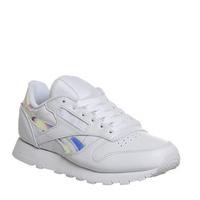 reebok classic leather w white iridescent