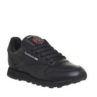 Reebok Classic Leather (w) BLACK LEATHER