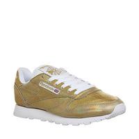 Reebok Classic Leather (w) GOLD GLITTER IRIDESCENT EXCLUSIVE