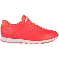 Reebok Sport CL Lthr Mini Dots women\'s Shoes (Trainers) in pink