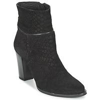 regard roxa womens low ankle boots in black