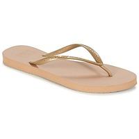 reef reef escape womens flip flops sandals shoes in gold