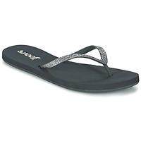 reef stargazer womens flip flops sandals shoes in silver