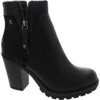 replay biset womens low ankle boots in black