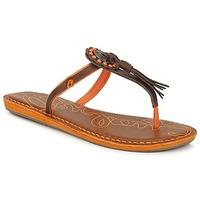Replay AVAH women\'s Flip flops / Sandals (Shoes) in orange