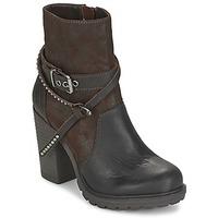 replay sander womens low ankle boots in brown