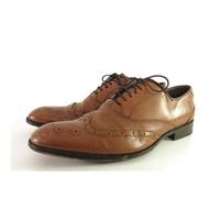 reiss size 9 eu 43 tan lace up brogue shoes