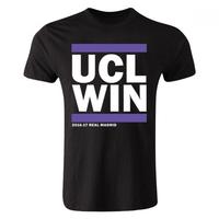 real madrid ucl winners t shirt black