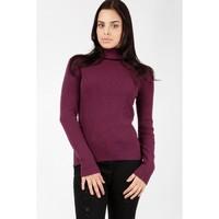 regular length rib roll neck jumper