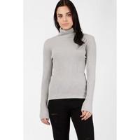 regular length rib roll neck jumper